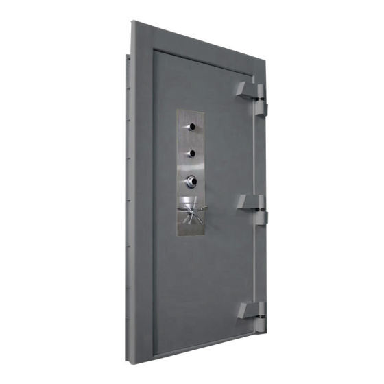 Customized steel metal depo high security bank vault safety door